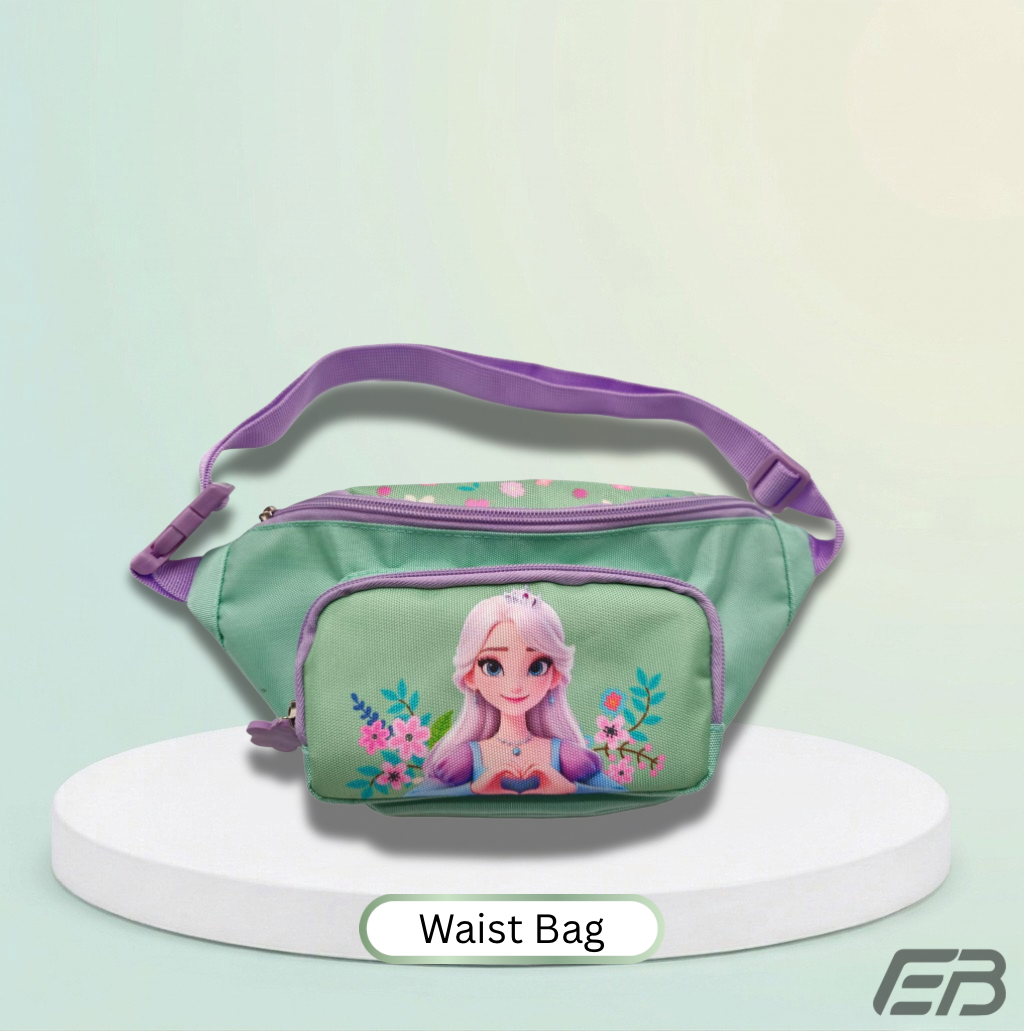 Elegant 4-in-1 Premium School Trolley Set / Princess Edition - Mint & Lavander